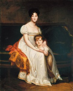Portrait of a Lady, said to be Louise Catherine Eleonore de la Plaigne, 1814 by Pierre Paul Prudhon
