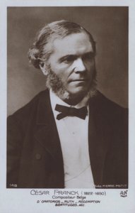 Cesar Franck, Belgian composer and pianist by Pierre Petit