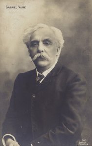 Gabriel Faure, French composer, organist, pianist and teacher (1845-1924)