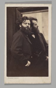 Studio Portrait: Self-Portrait Standing by a Mirror by Pierre Petit