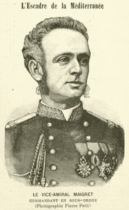 Vice-Admiral Maigret, Deputy Commander of the French Mediterranean Fleet by Pierre Petit