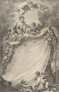 Diploma of the Freemasons of Bordeaux, after François Boucher