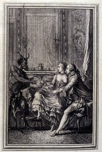 La Thing impossible - in “Tales et nouvelles en vers” by Jean La Fontaine. 1776. Illustration by P.P. Choffard by Pierre Philippe Choffard