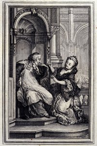 Le Mari confessor (Illustration by P.P. Choffard) by Pierre Philippe Choffard