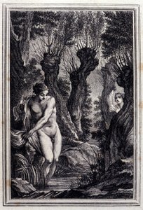 Le cas de conscience - in “Tales et nouvelles en vers” by Jean La Fontaine. 1776. Illustration by P.P. Choffard by Pierre Philippe Choffard