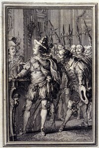 Mona Lisa (Illustration by P.P. Choffard, 1776) by Pierre Philippe Choffard