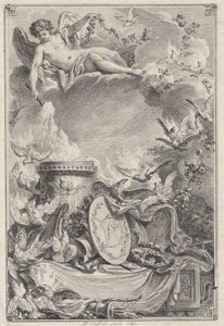 Commemorative Piece of a Marriage by Pierre Philippe Choffard