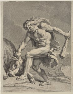 Hercules Fighting the Cretan Bull by Pierre Puget