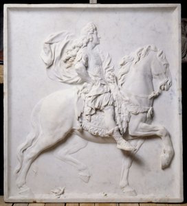 Low Relief Representing Louis XIV on Horse by Pierre Puget
