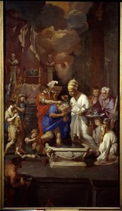 The baptism of Constantine by Pierre Puget