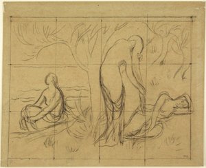 Composition Study by Pierre Puvis de Chavannes