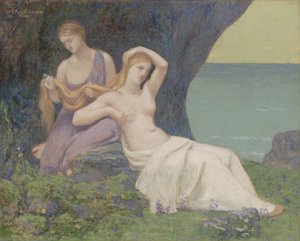 In the Heather, 1896 by Pierre Puvis de Chavannes
