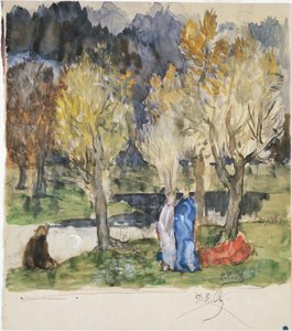 Sacred Grove by Pierre Puvis de Chavannes