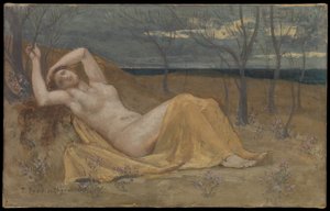 Tamaris by Pierre Puvis de Chavannes