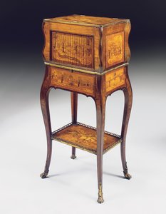Louis XV secretaire serre-bijoux by Pierre Roussel