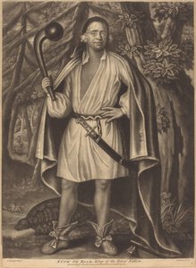 Etow oh Koam, King of the River Nation by Pierre Simon II after John Verelst