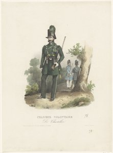 Belgian Volunteer Hunter, 1831 by Pierre Simonau