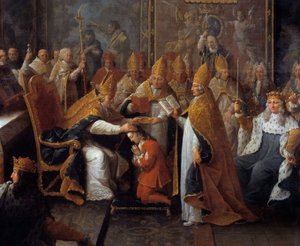 The Coronation of Louis XV (Detail)