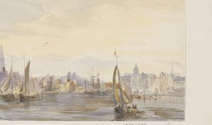 View of a City by the Water
