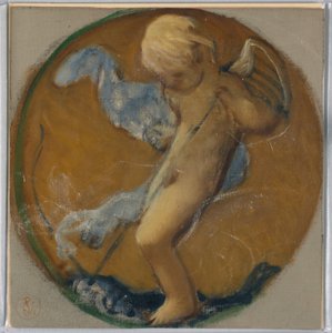 Study for Roundel with Putto, late 19th century
