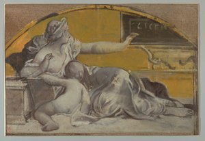 Study for Tympanum in Honor of Cicero, late 19th century