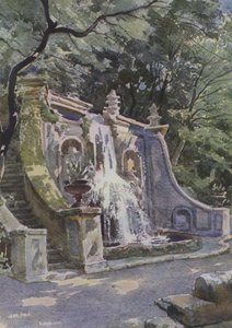 Frascati, Villa Aldobrandini by Pierre Vignal