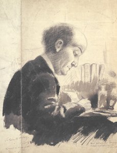 Portrait of Max Jacob (1876-1944) 1917 by Pierre de Belay