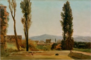 In the Farnese Gardens: The Three Poplars and the Monte