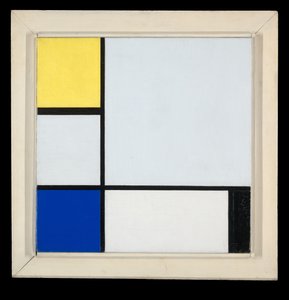 Composition with Yellow, Blue, Black and Light Blue by Piet Mondrian