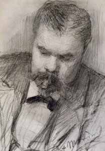 Portrait of Frits Mondrian, 1898 by Piet Mondrian
