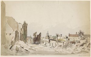 The Ruins at Bodegraven After the Fire of June 1870