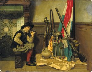 The Smoking Soldier by Pieter Alardus Haaxman