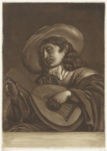 Lute Player by Pieter Anthony Wakkerdak
