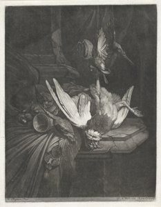 Still Life with Poultry by Pieter Anthony Wakkerdak