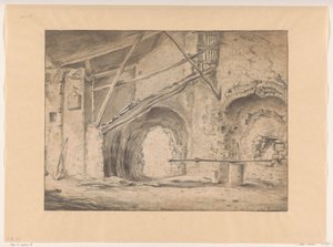 Interior with Gate and Stairs