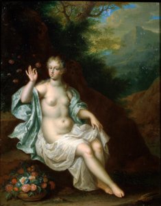 Flora, Dutch Painting of 17th Century by Pieter Borm