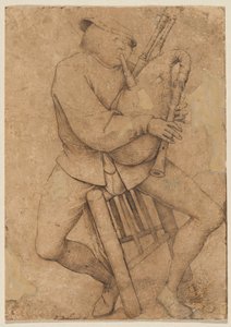 The Bagpipe Player by Pieter Bruegel the Elder