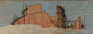 Detail from the Great Tower of Babel in Vienna by Pieter Brueghel the Elder