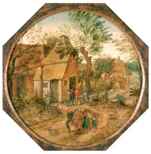 Passage Through the Village, c1584-1637 by Pieter Brueghel the Younger