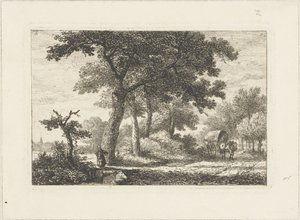 Landscape with Covered Wagon