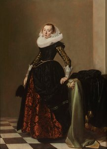 Portrait of a Richly Dressed Young Woman, c.1630