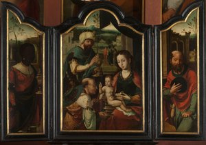 Triptych with the Adoration of the Magi