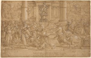The Sacrifice at Lystra by Pieter Coecke van Aelst