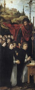 The Apostle Saint James the Great with Preachers (Right Panel of The Last Judgment Triptych) by Pieter Coecke van Aelst