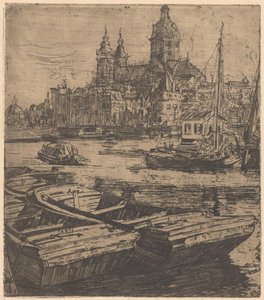 Basilica of Saint Nicholas in Amsterdam by Pieter Dupont