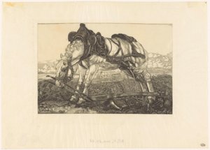 Resting Plow Horse