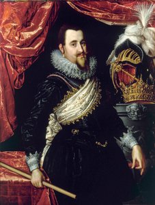 Portrait of Christian IV, King of Denmark by Pieter Fransz. Isaacsz.