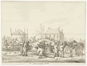 Karnemelksloot in Naarden, January 11, 1814