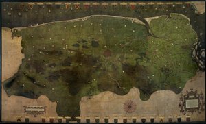 Map of the Castellany of Bruges by Pieter II Claeissens