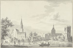View of Culemborg by Pieter Jan van Liender